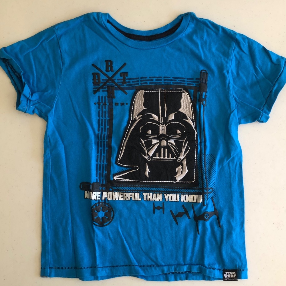 Kids’ Star Wars Darth Vadar Short Sleeve T-Shirt